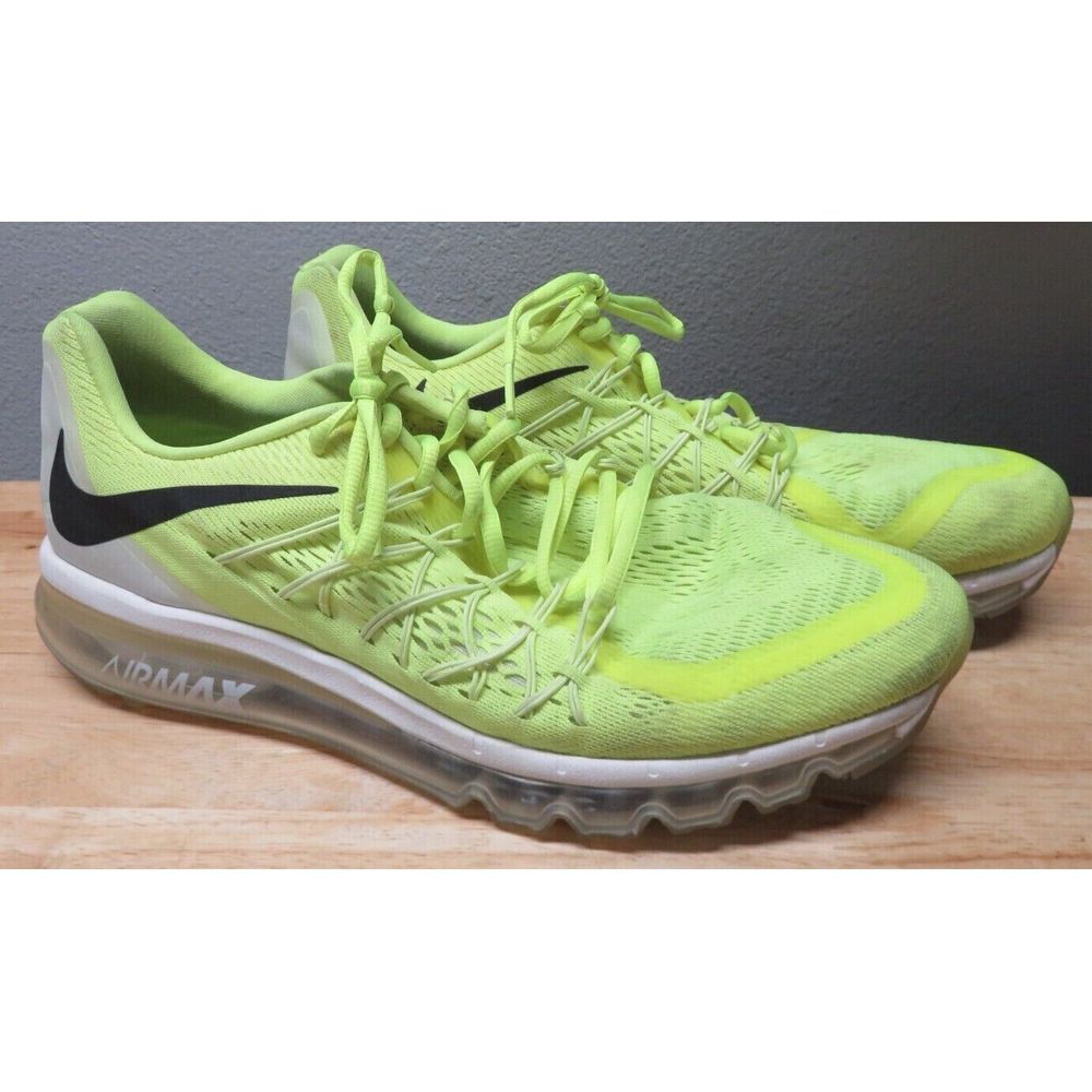 Mens Nike Air Max 2015‎ Volt Size 12.5 Neon Yellow